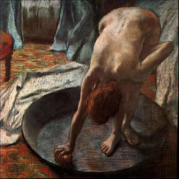 Edgar Degas The Tub oil painting picture